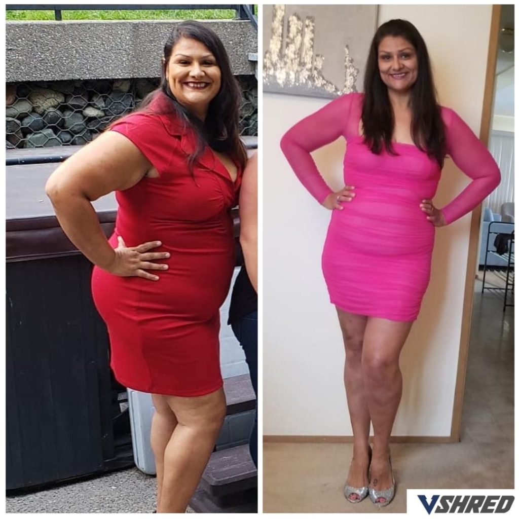 90 day v shred before and after